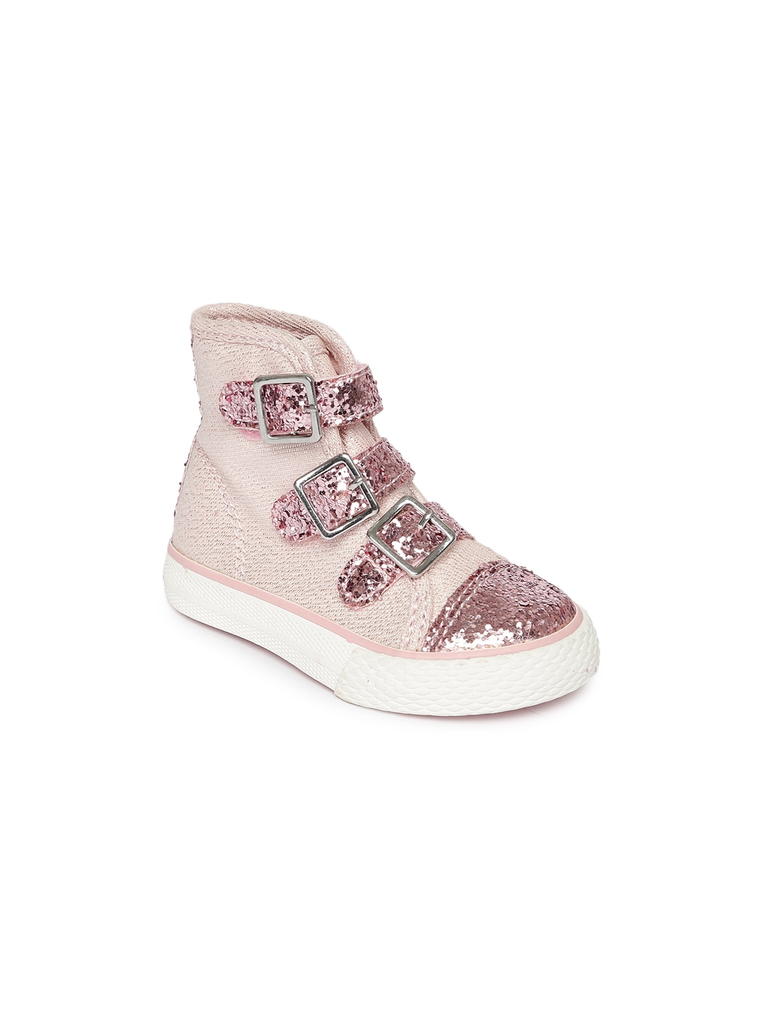 Buy The Childrens Place Girls Pink Shimmery Sneakers - Casual Shoes for ...