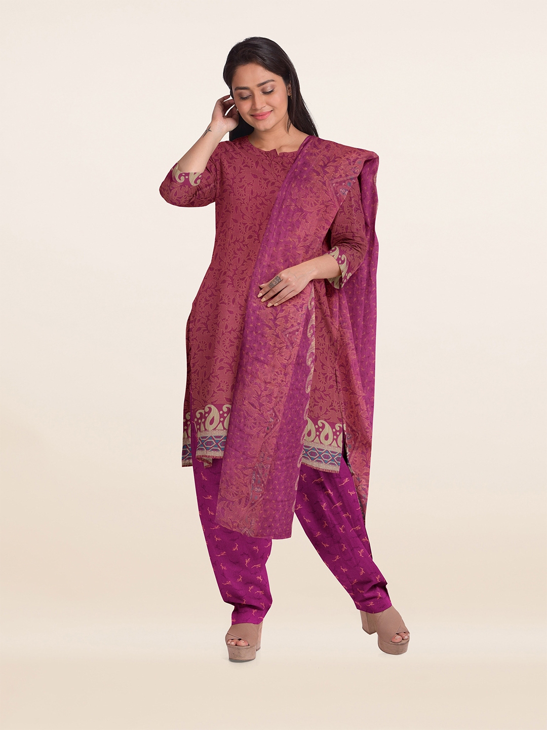 cotton salwar materials in pothys