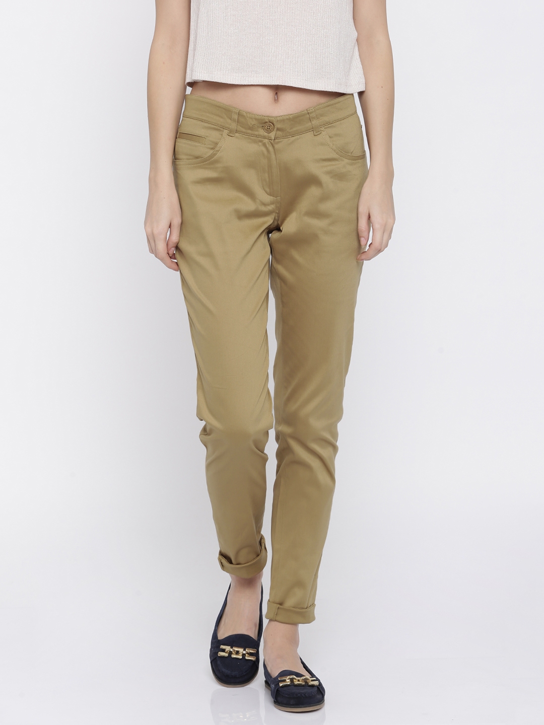 flat front trousers ladies