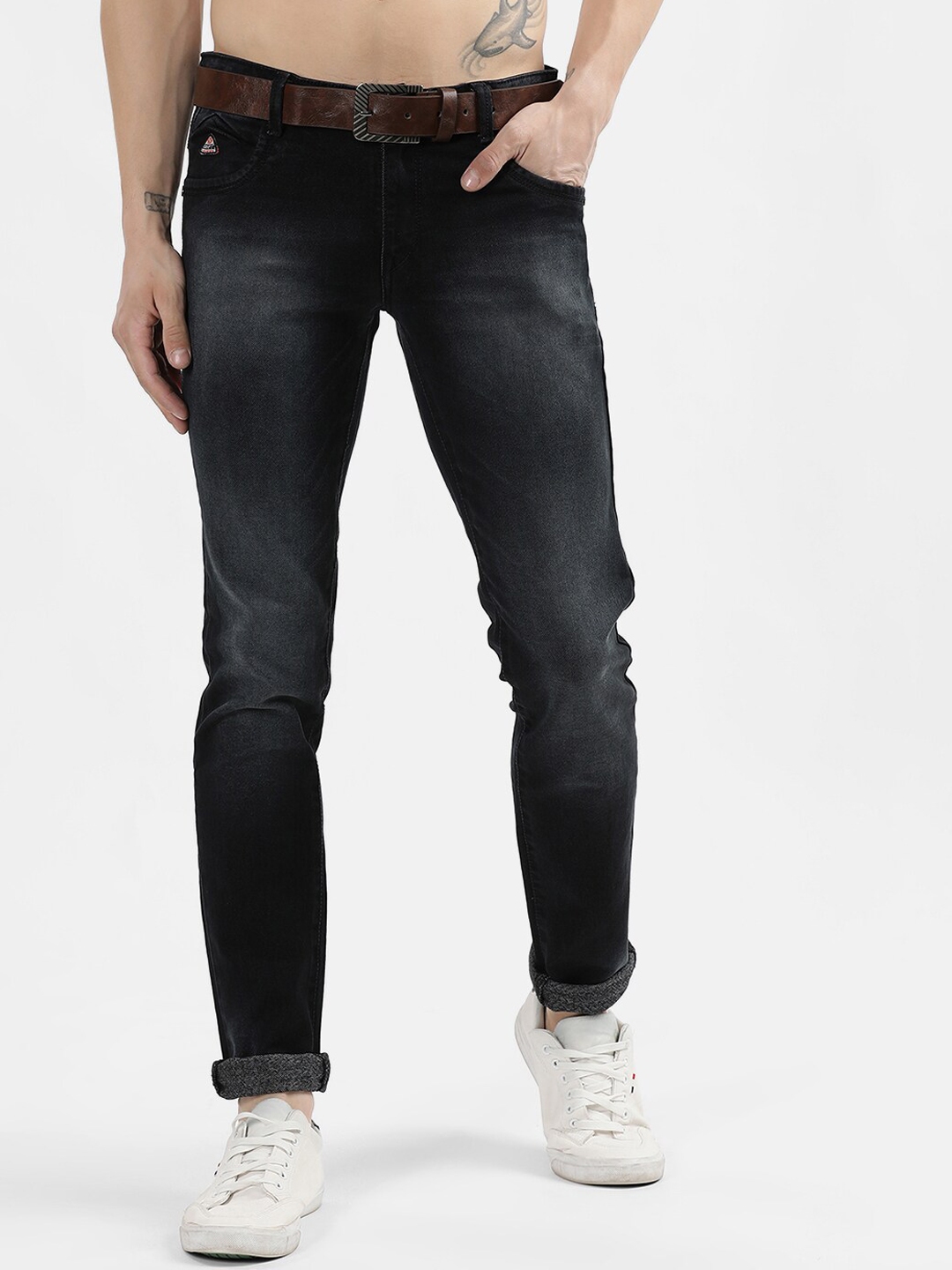 mens black jeans that don t fade