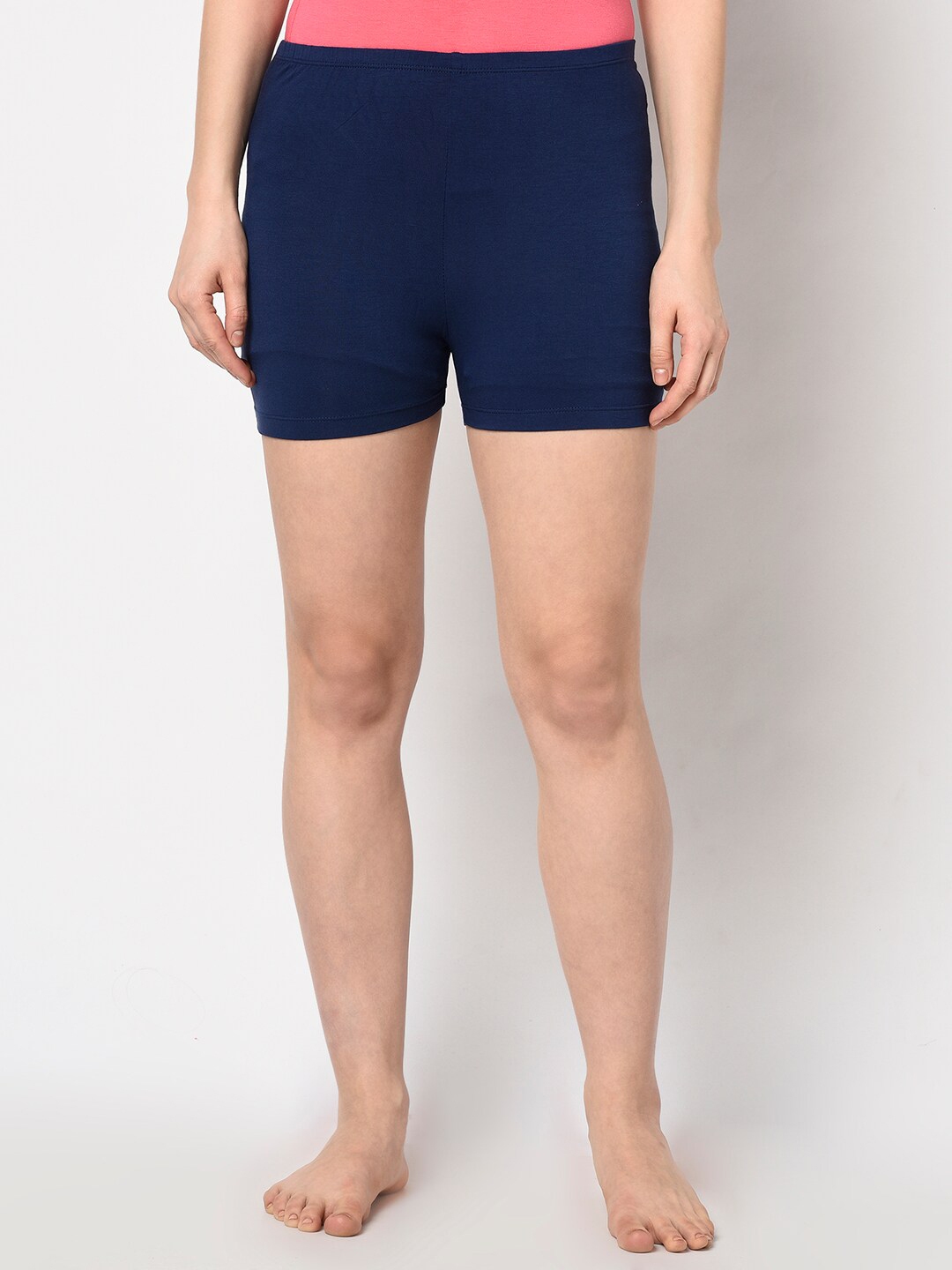 Buy Espresso Women Navy Blue Solid Lounge Shorts ESP 4009 - Lounge ...