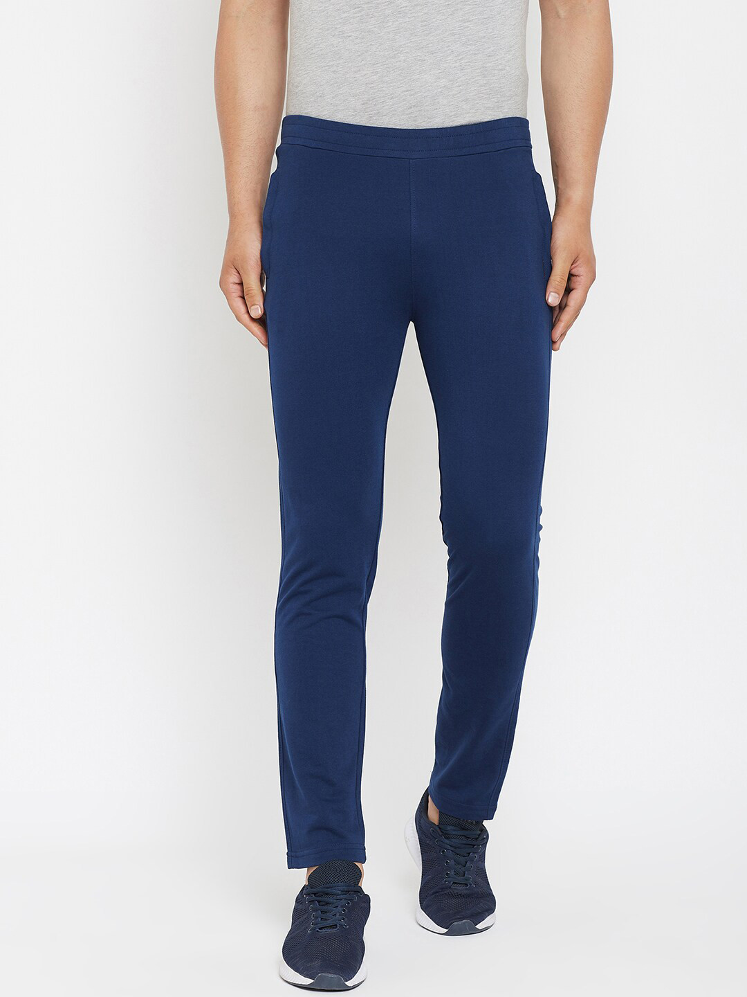 Buy Okane Men Blue Plus Size Track Pants Track Pants for Men 15045908