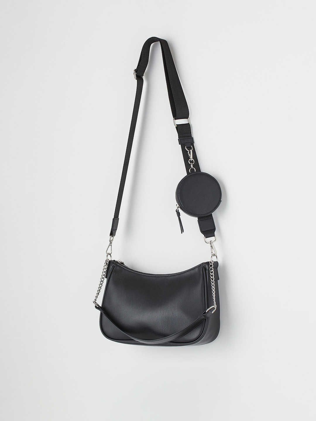 Buy H&M Women Black Pouched Shoulder Bag Handbags for Women 15046030