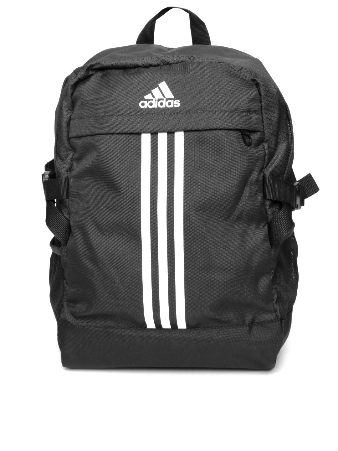 Buy ADIDAS Unisex Black Power III M Striped Backpack Backpacks for