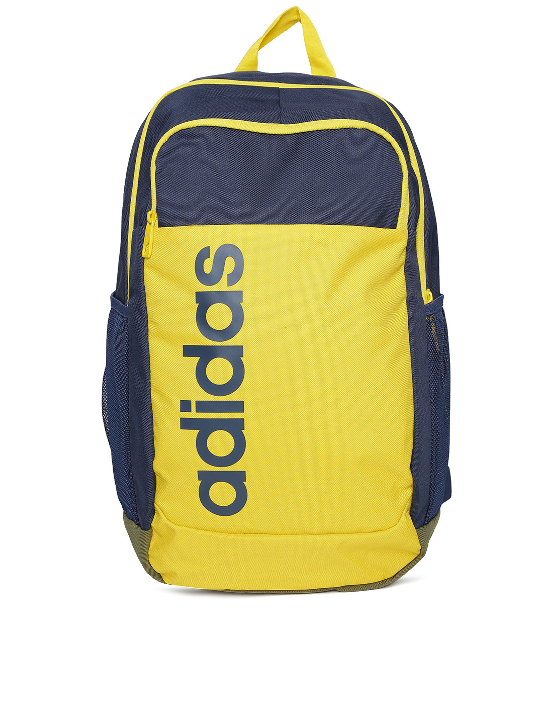 Buy ADIDAS Men Navy & Yellow ST Logo Print Laptop Backpack Backpacks for Men 1504614 Myntra