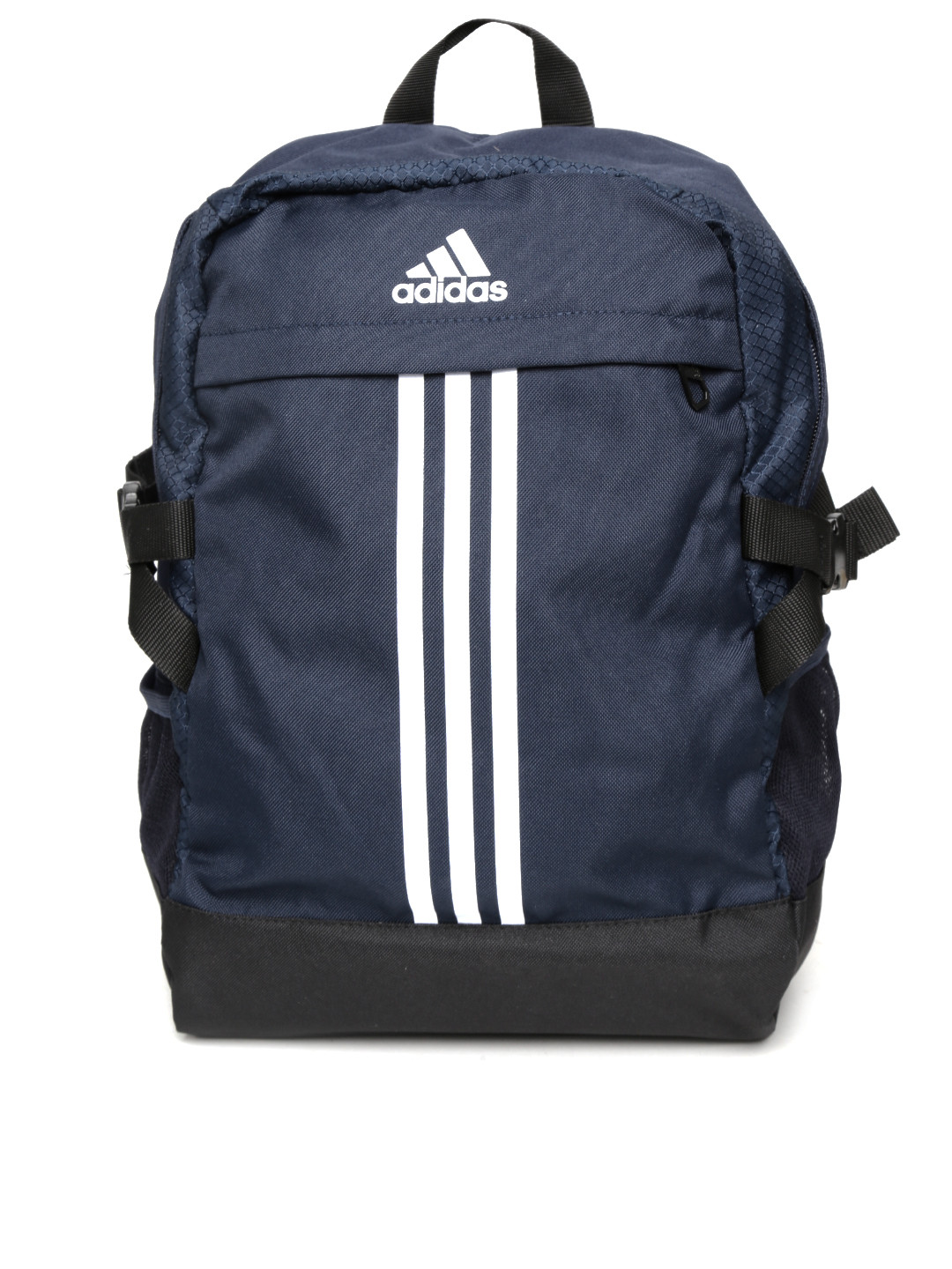 Buy ADIDAS Unisex Navy Power III M Striped Backpack Backpacks for