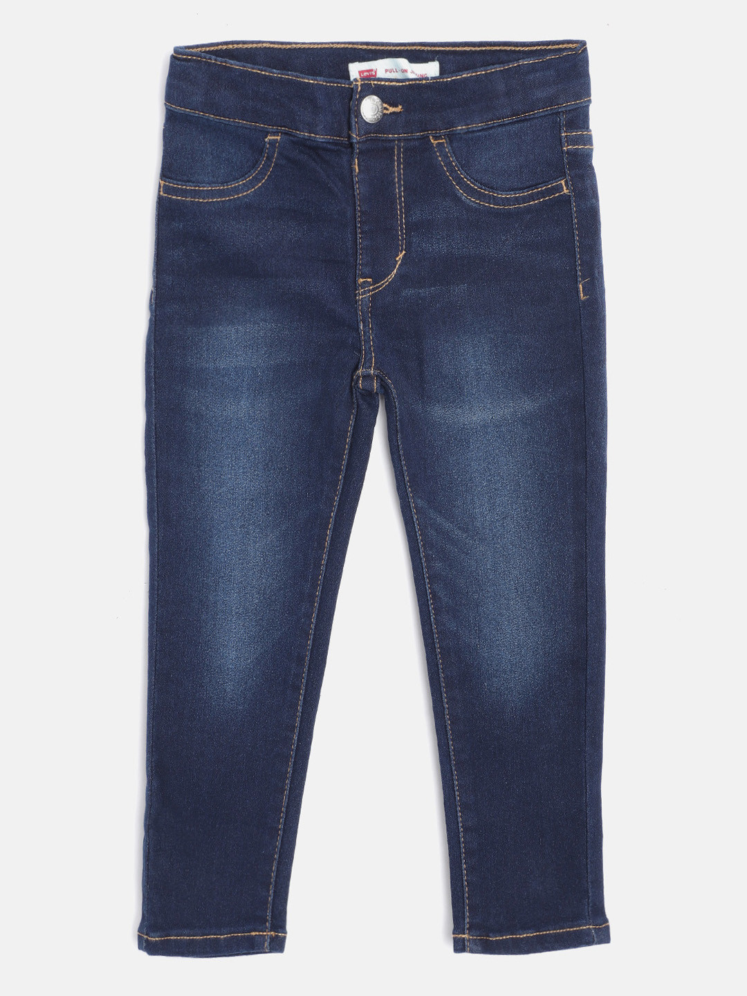 Buy Levis Girls Blue Skin Tight Skinny Fit Heavy Fade Stretchable Jeans