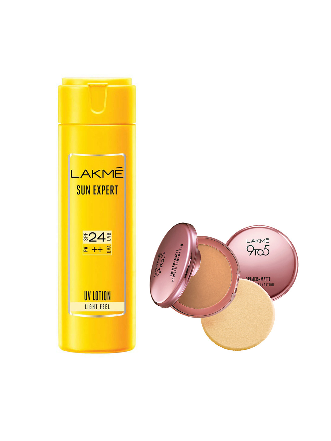 Buy Lakme Set Of Sunscreen Lotion & Compact Compact for Women