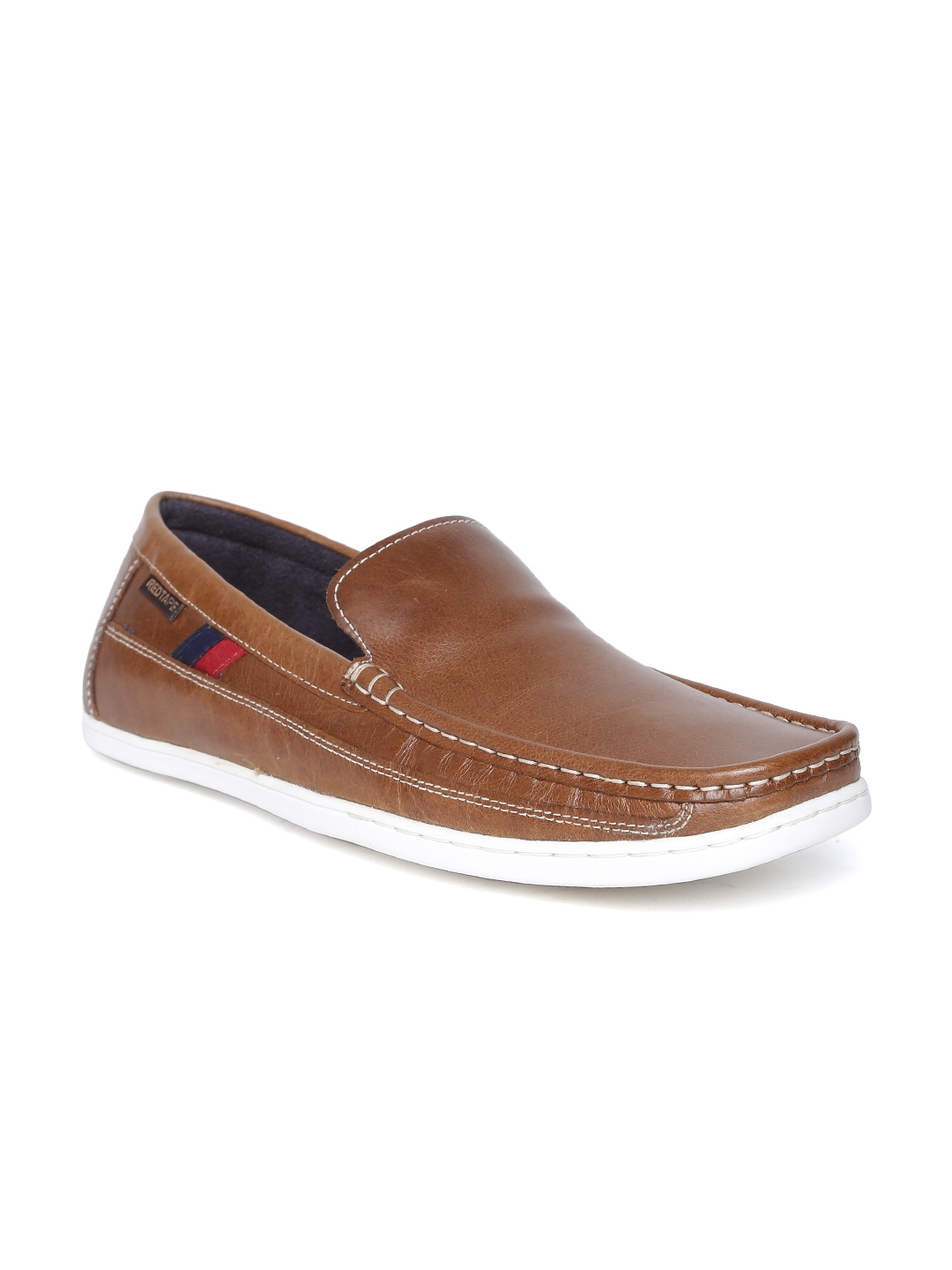 red tape dark brown casual loafers