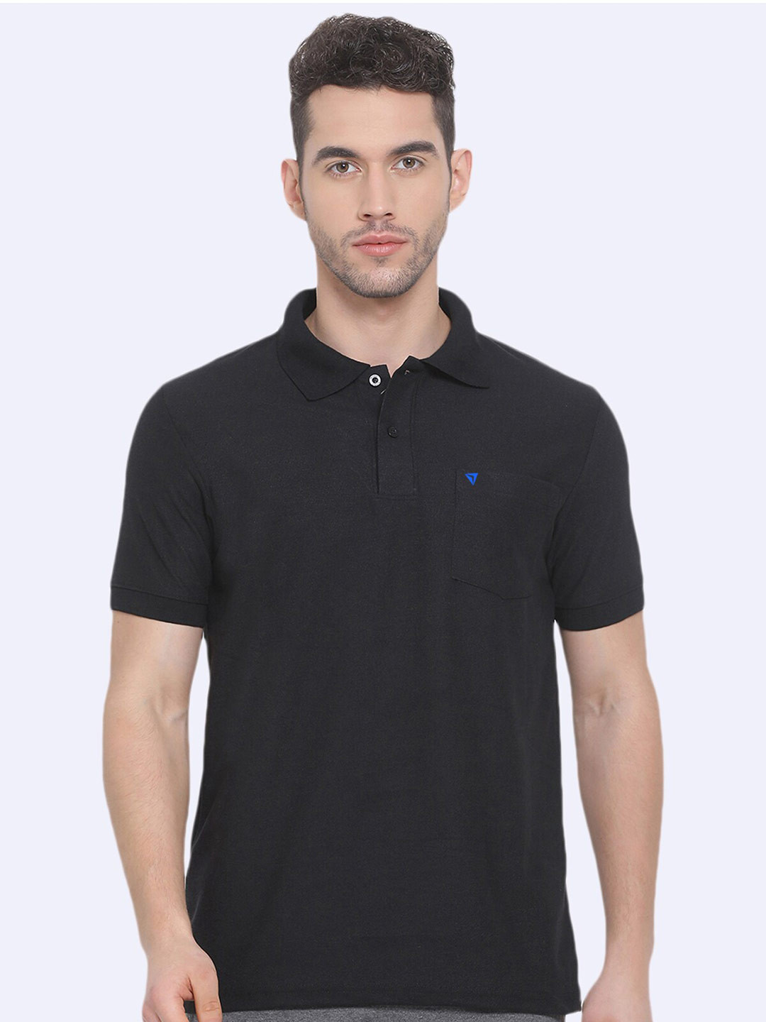 Buy Genx Men Black Polo Collar T Shirt - Tshirts for Men 15093766 | Myntra