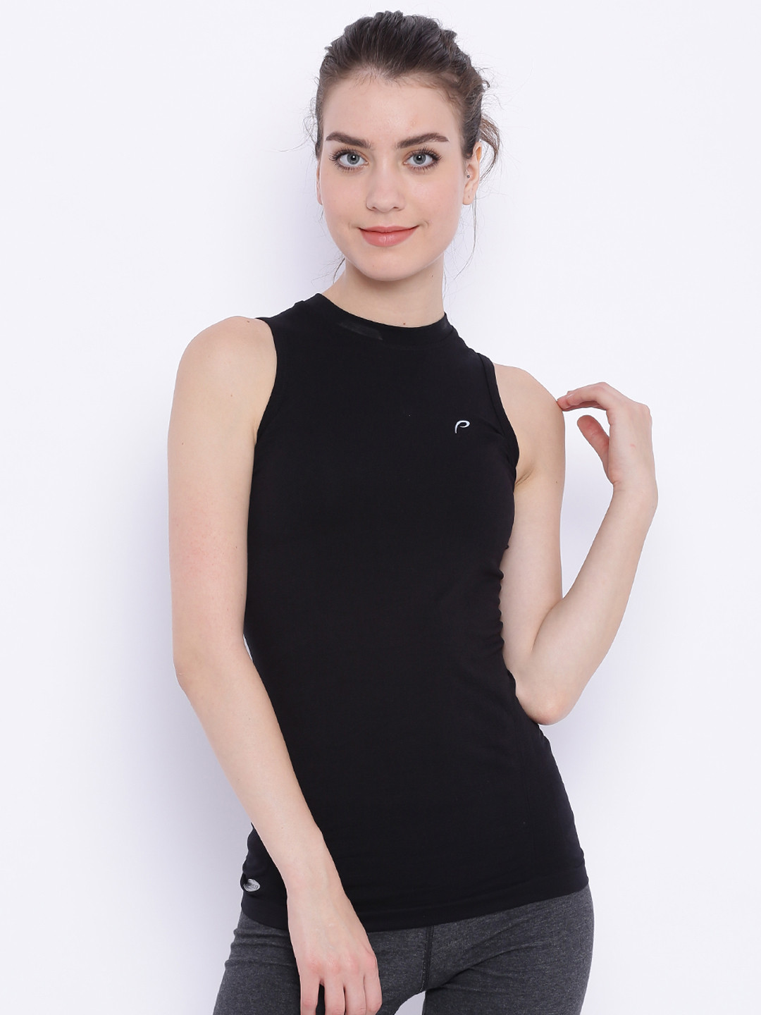 Buy Proline Active Women Black Solid Top Tops for Women 1509501 Myntra