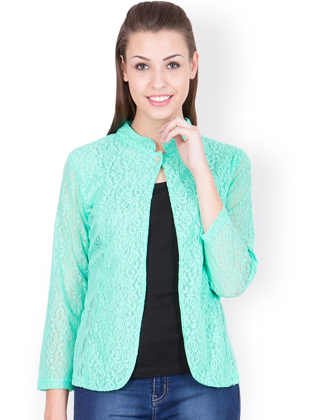 Green lace jacket Clearance
