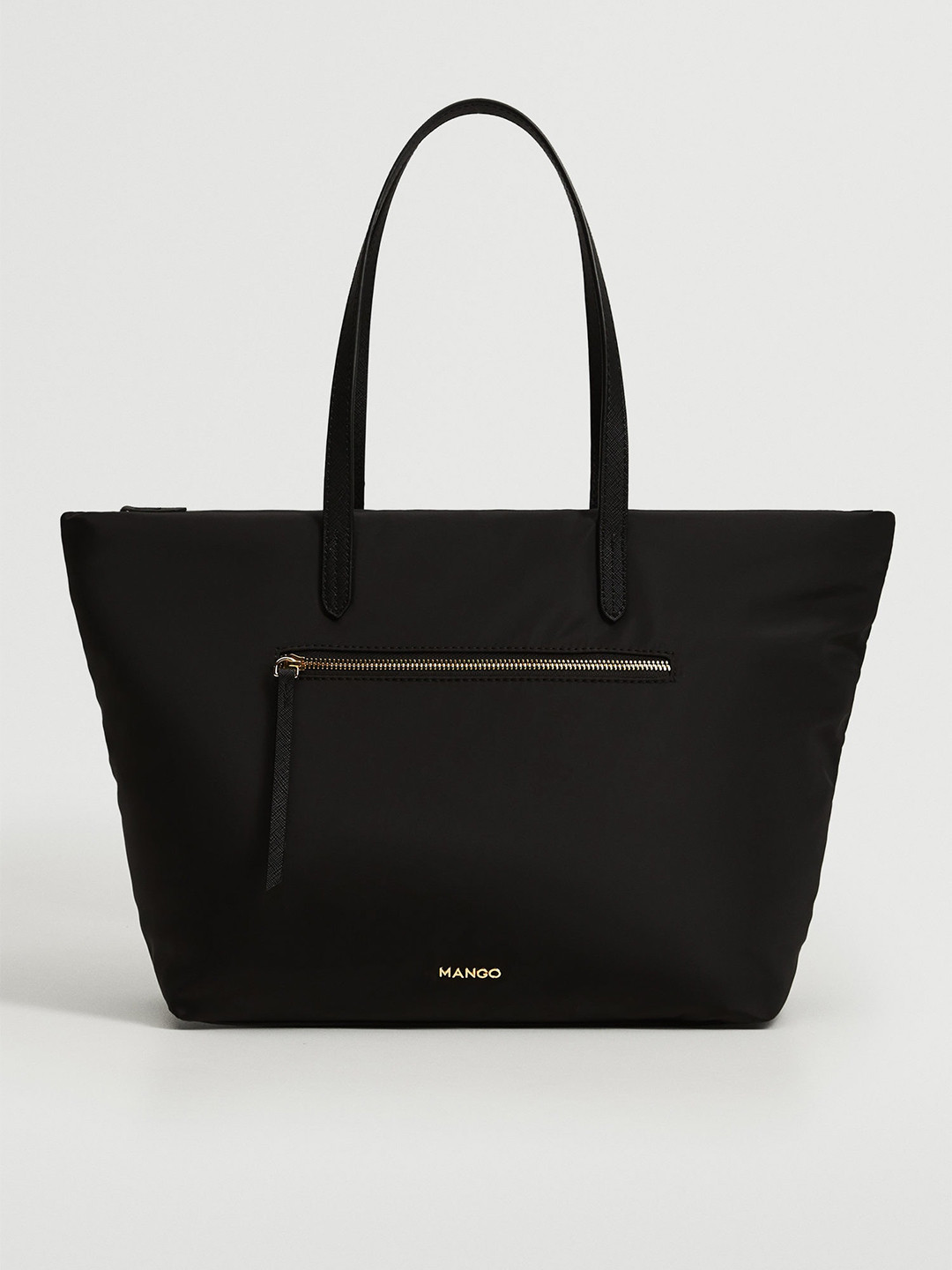 Buy MANGO Women Black Solid Structured Shoulder Bag Handbags for