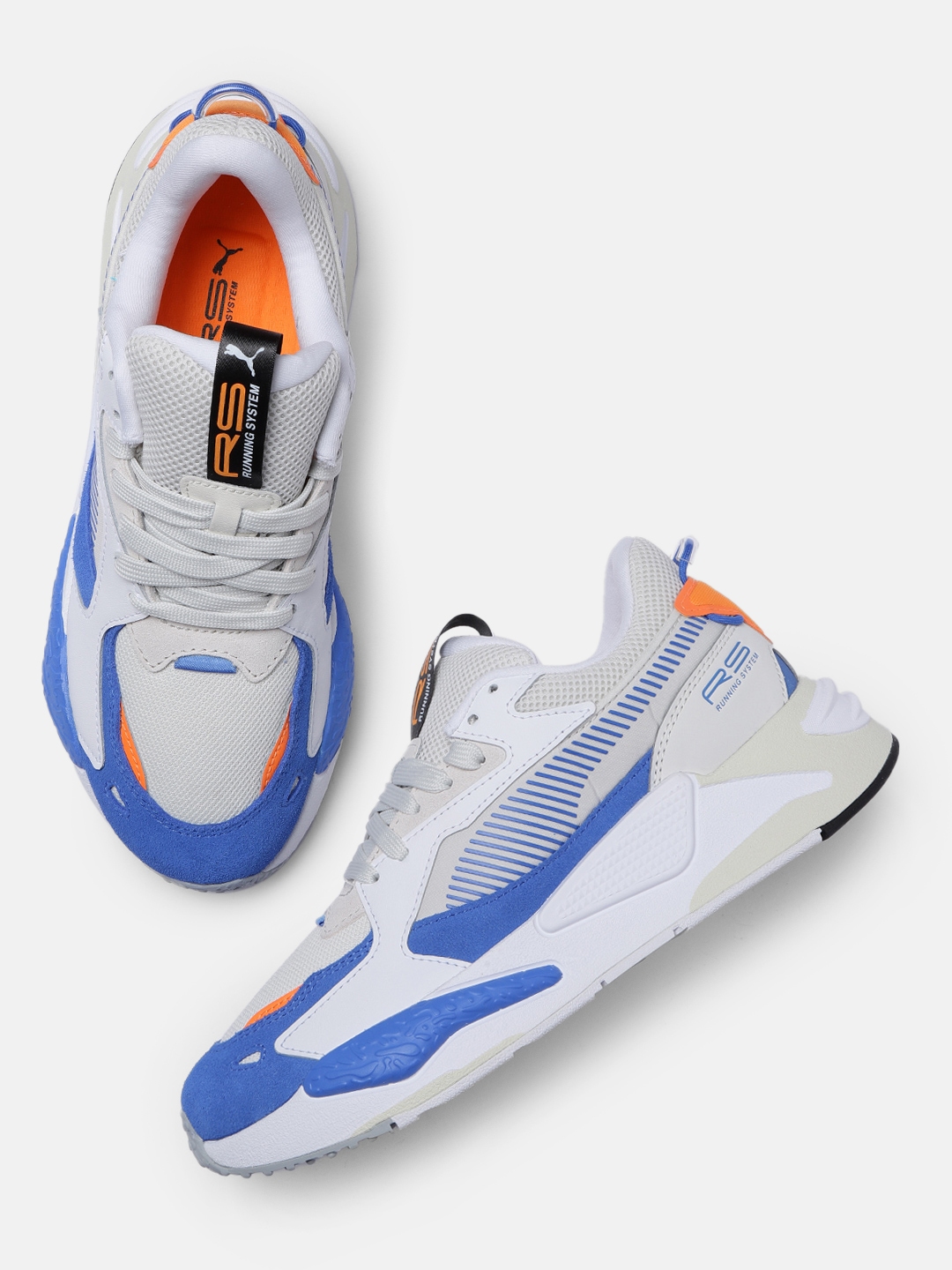 Buy Puma Unisex Off White & Blue X RS Z BP Sneakers - Casual Shoes for ...