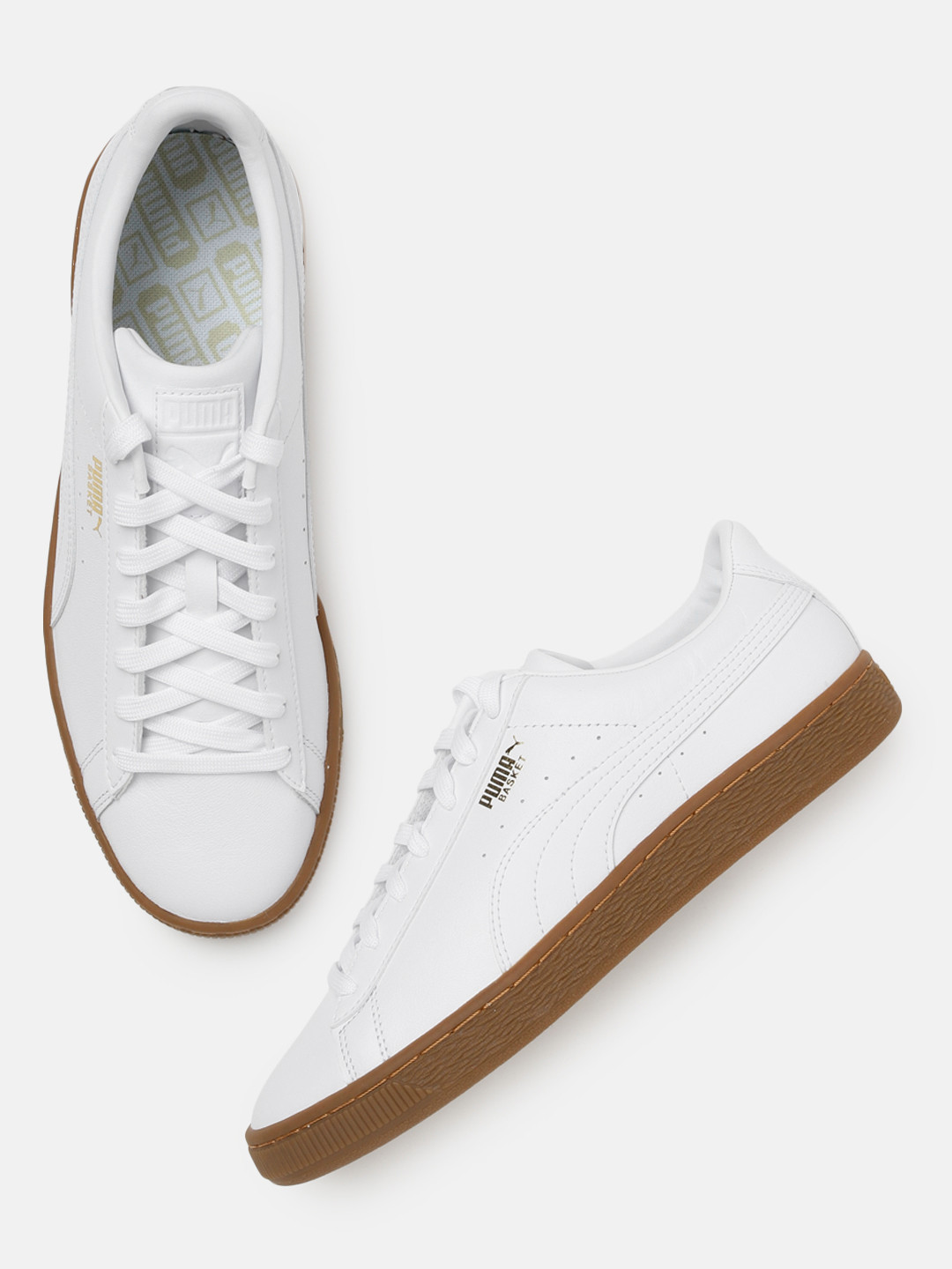 puma basket gum sole