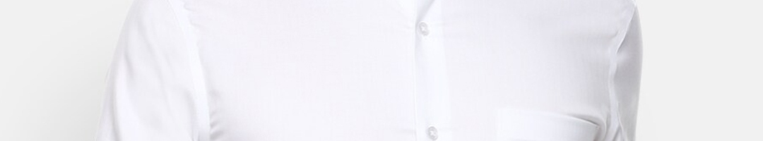 Buy Louis Philippe Permapress Men White Opaque Casual Shirt - Shirts ...