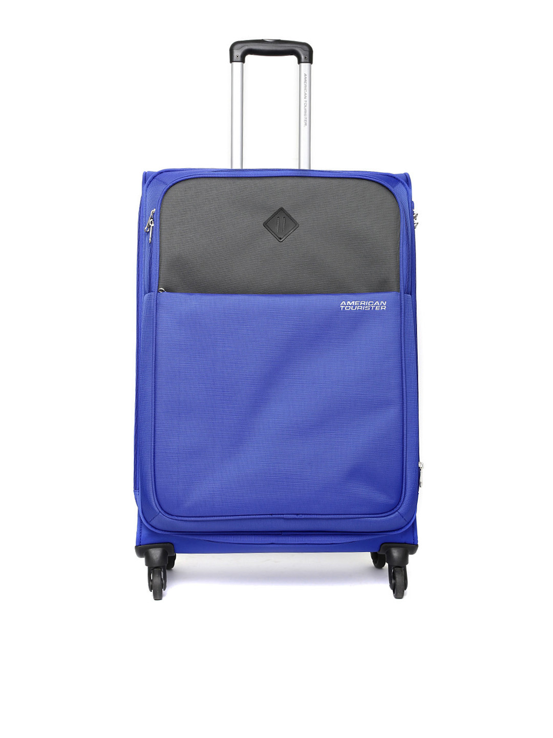 Buy AMERICAN TOURISTER Unisex Blue & Grey Tahoe Small Trolley Bag