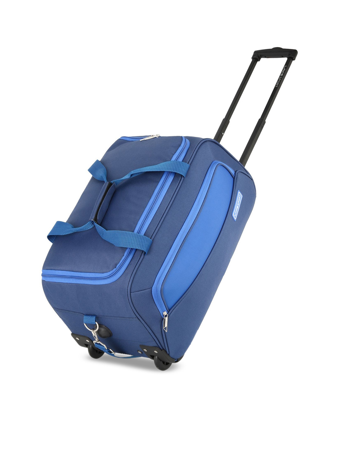 Buy LAVIE SPORT Unisex Navy Blue Trolley Duffel Bag Duffel Bag for