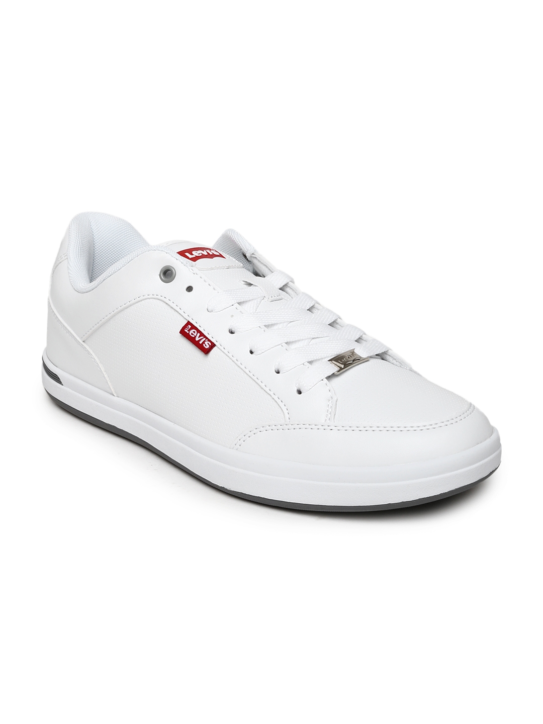 white high top levis shoes
