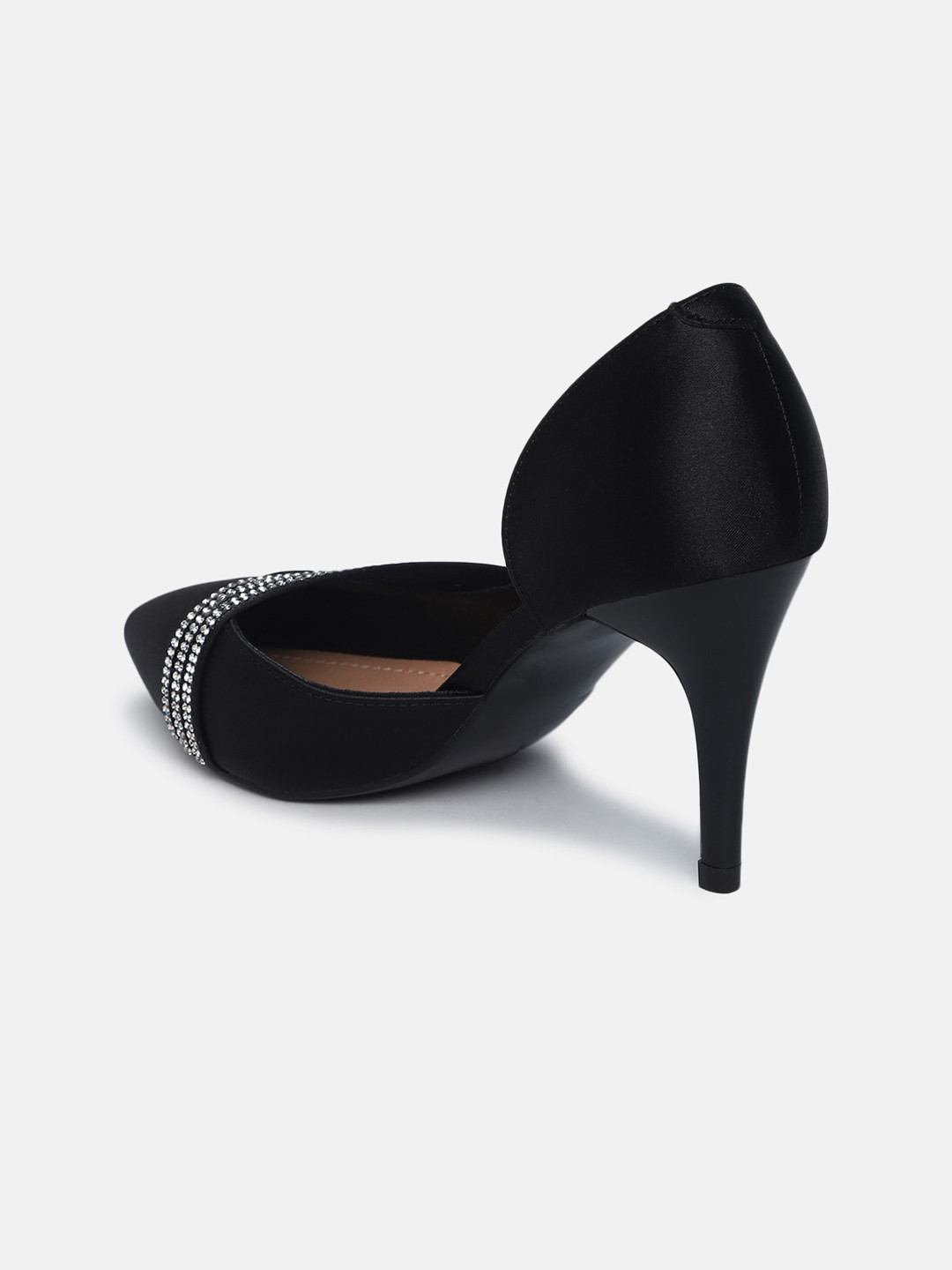 Buy Shoexpress Black Suede Embellished Stiletto Heels Heels for Women