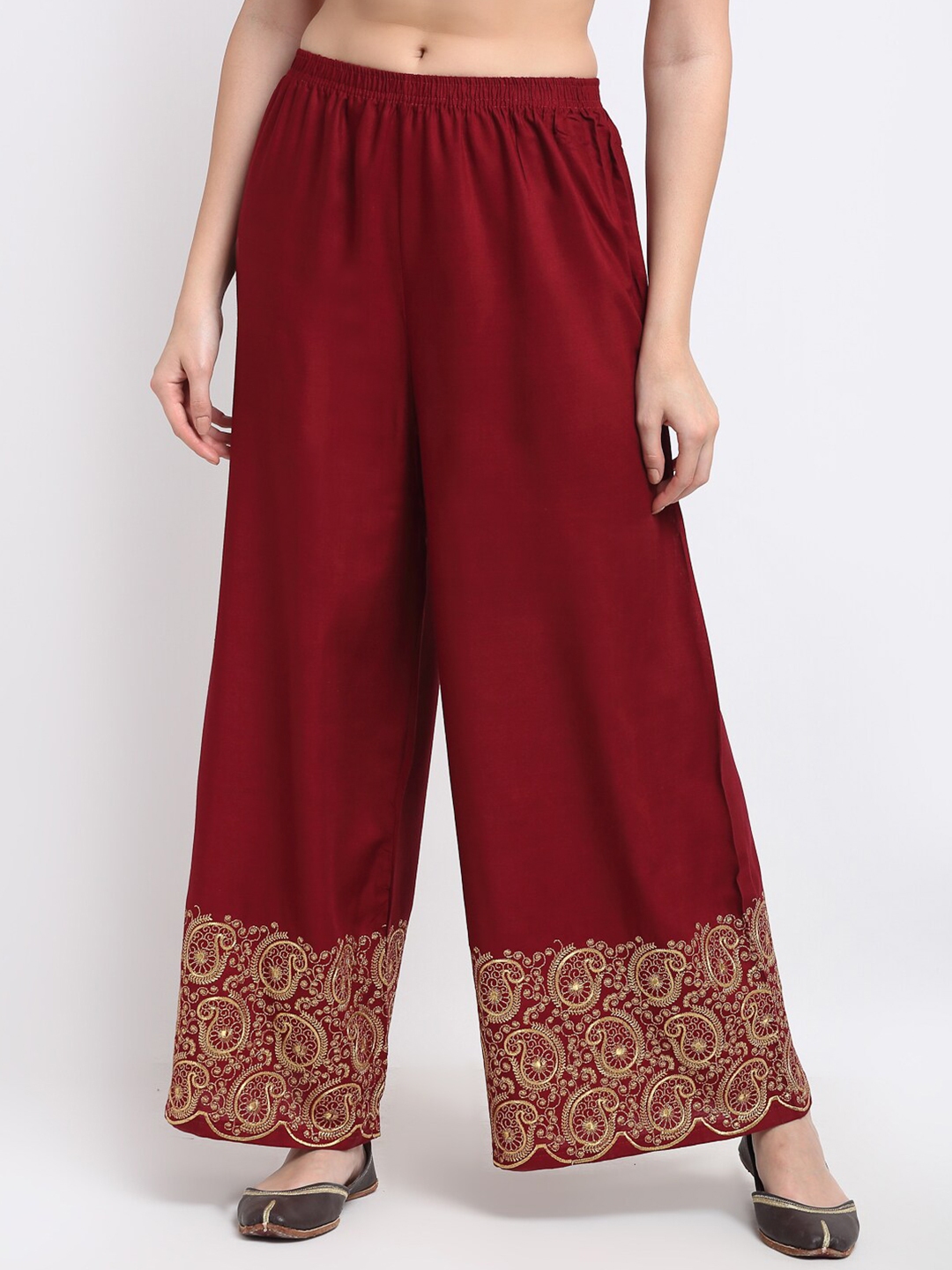 myntra flared palazzo