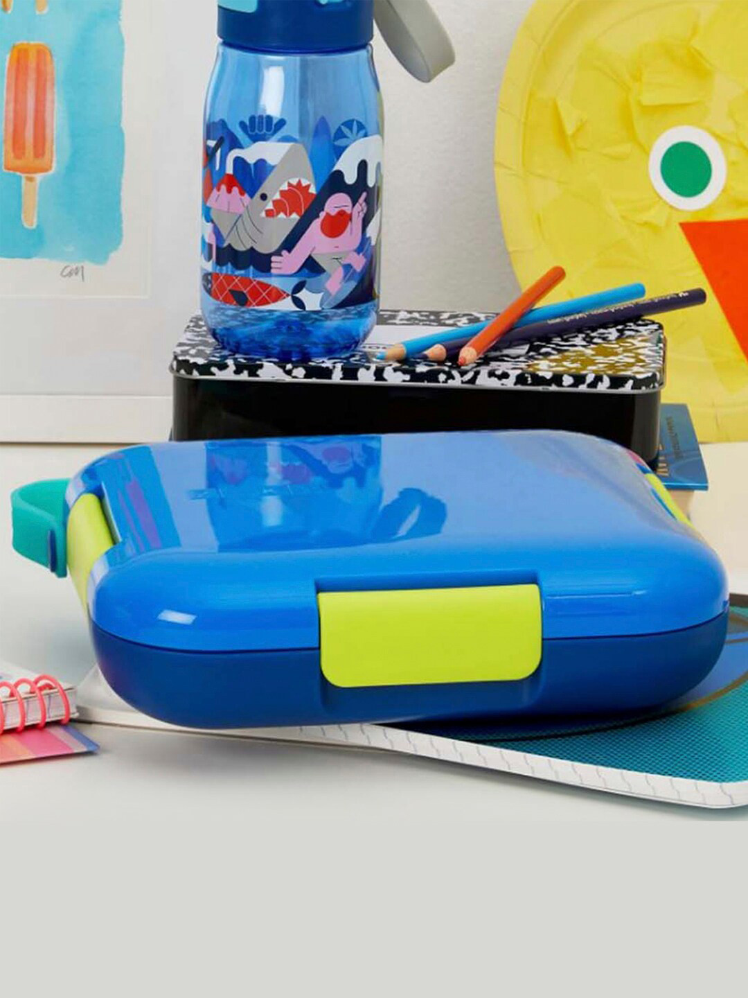 Buy ZOKU Blue Neat Bento Jr Kids Lunch Box School Essentials for