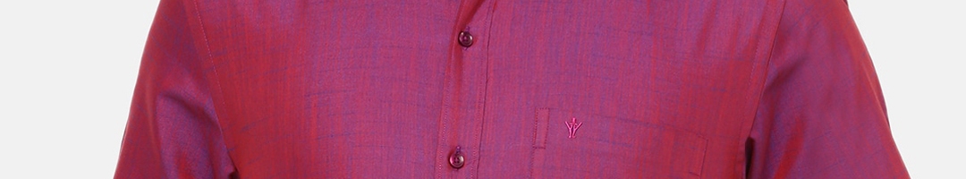 Buy Ramraj Men Pink Slim Fit Opaque Formal Shirt - Shirts for Men ...