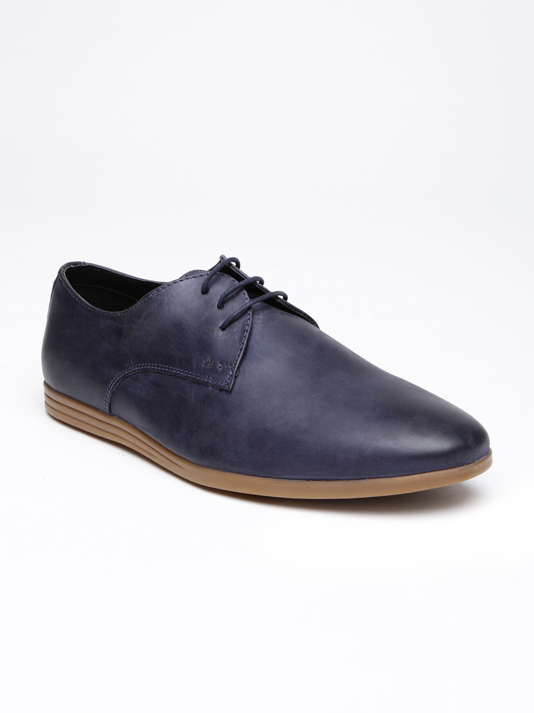 Buy Arrow Men Navy Leather Derby Shoes Casual Shoes for Men 1514513