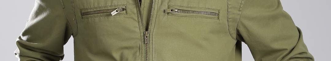 Buy Levis Olive Green Bomber Jacket - Jackets for Men 1514931 | Myntra