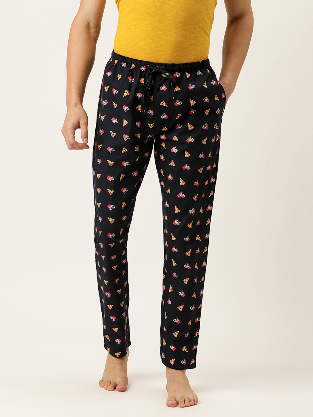 Buy Urban Dog Men Black Printed Lounge Pant Lounge Pants for Men