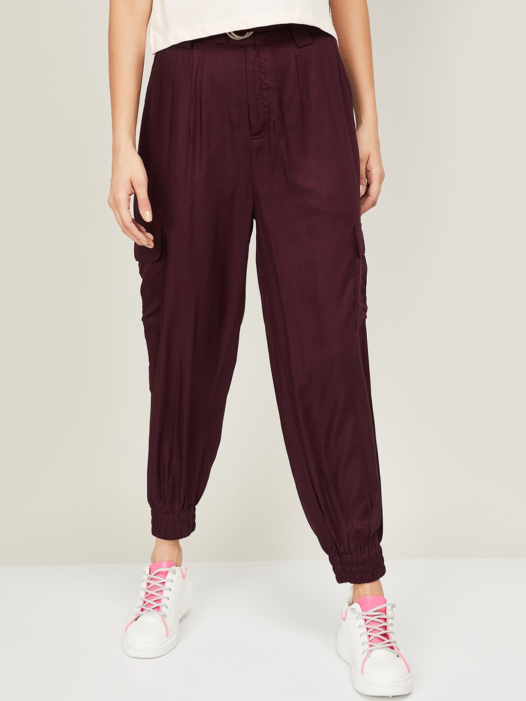 diandra pleated joggers