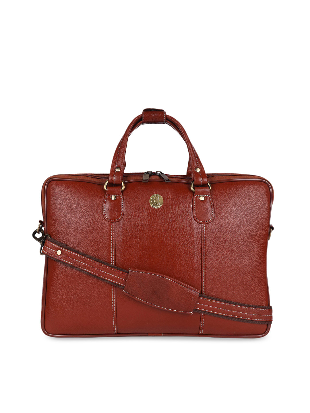 Buy HiLEDER Unisex Pure Leather Textured Laptop Bag Laptop Bag for Unisex 15154880 Myntra