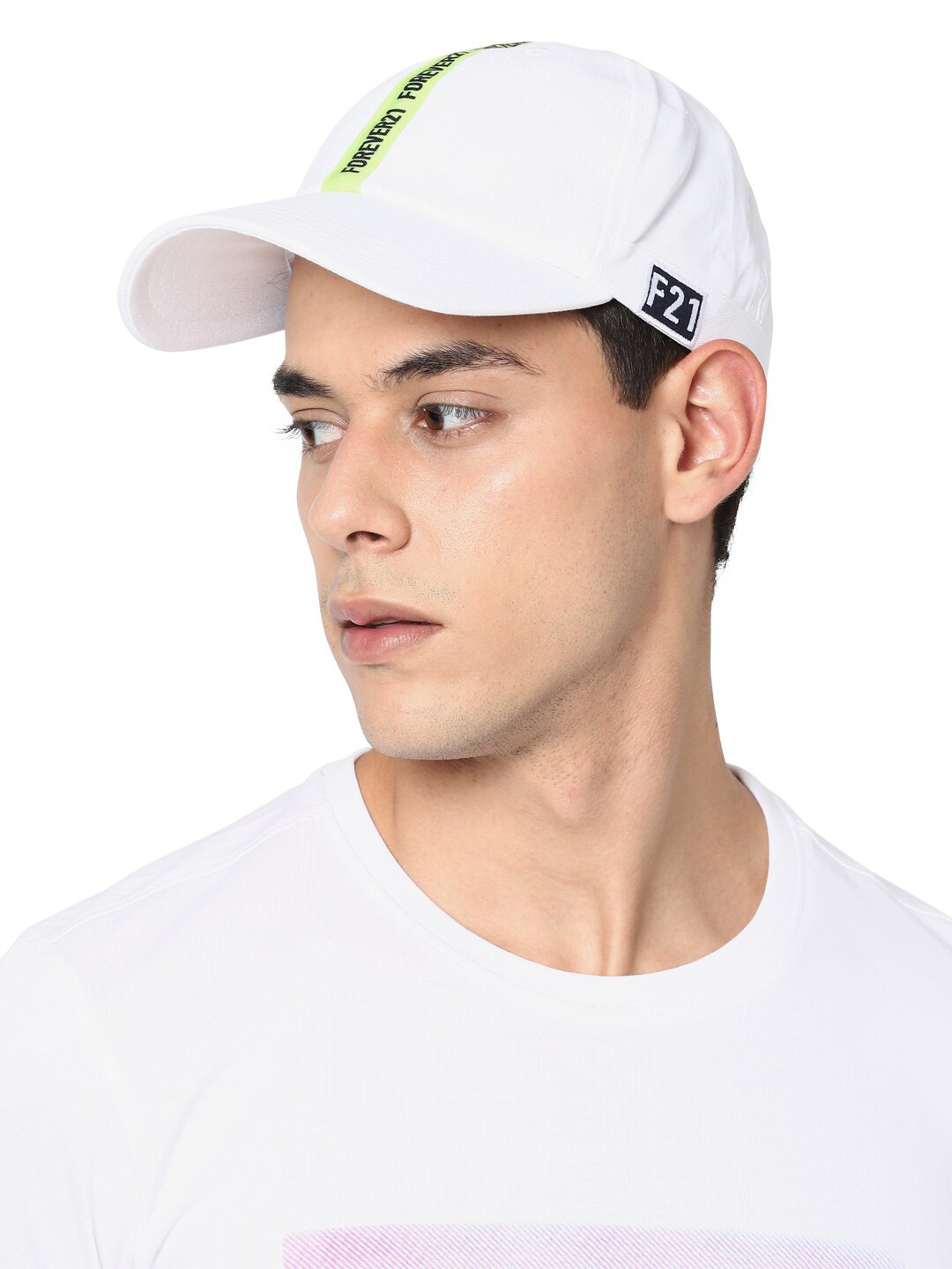 Buy FOREVER 21 Men White Baseball Cap Caps for Men 15175056 Myntra