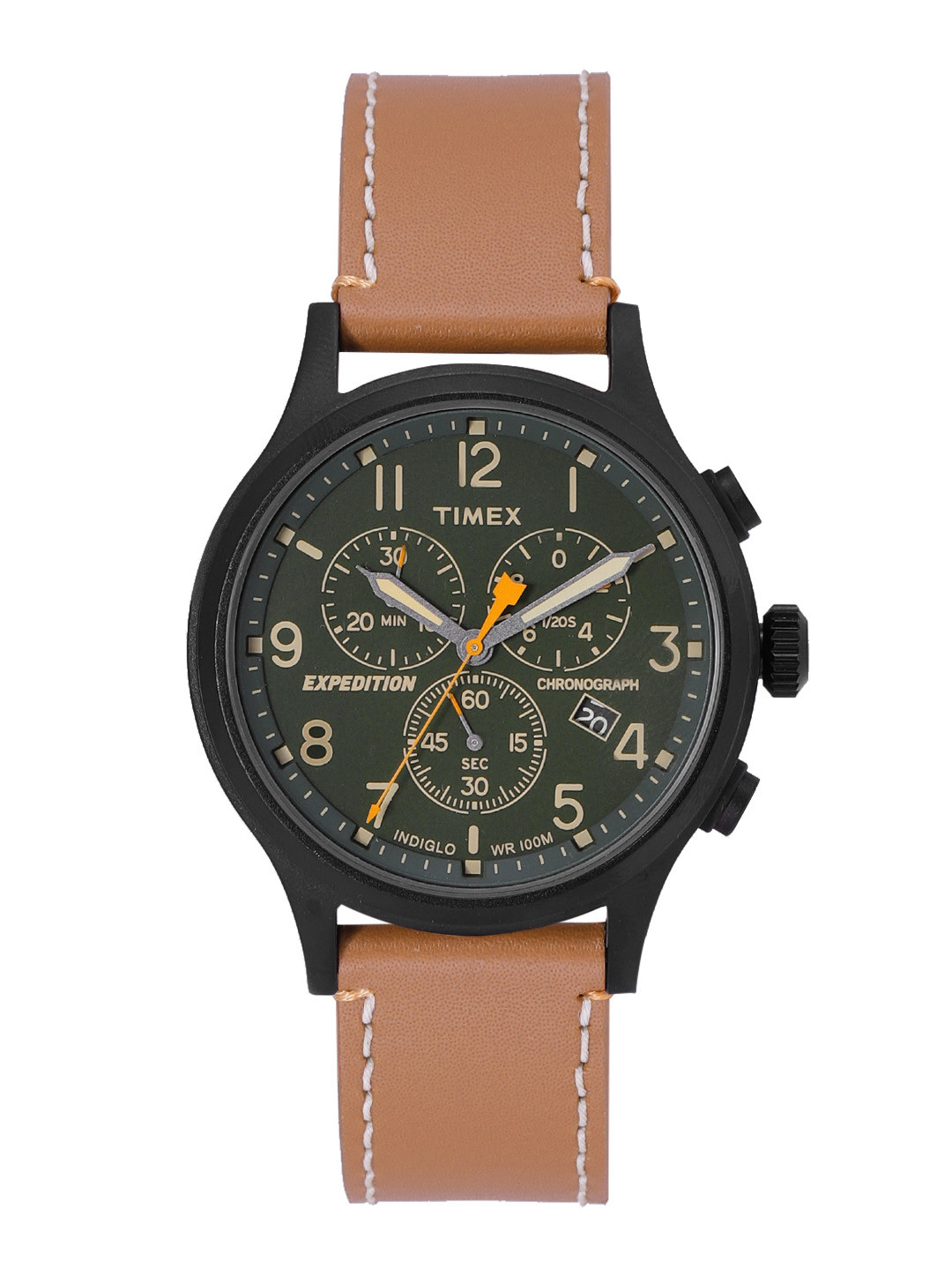 timex green dial watch