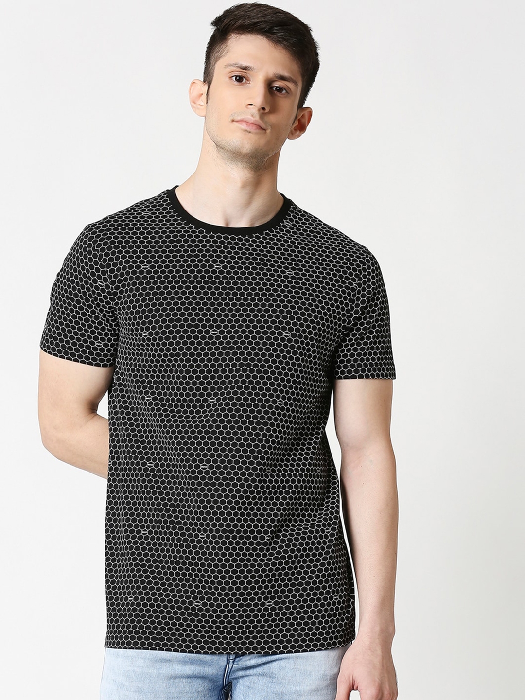Buy Bewakoof Men Black Printed T Shirt - Tshirts for Men 15194876 | Myntra