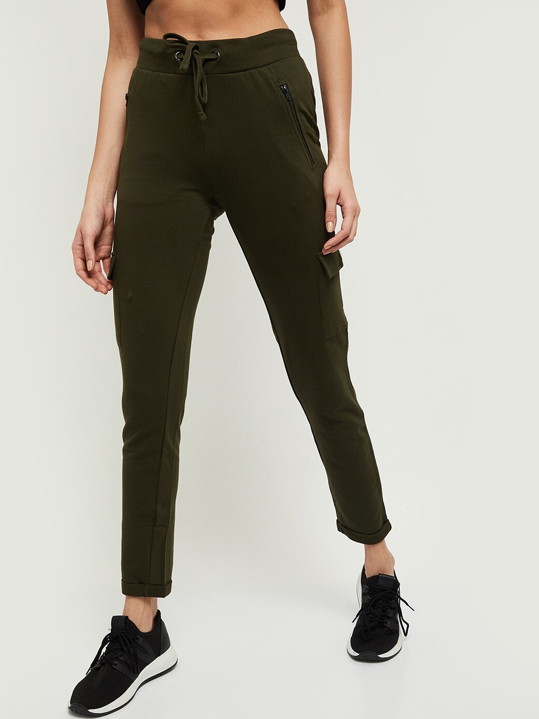 olive track pants