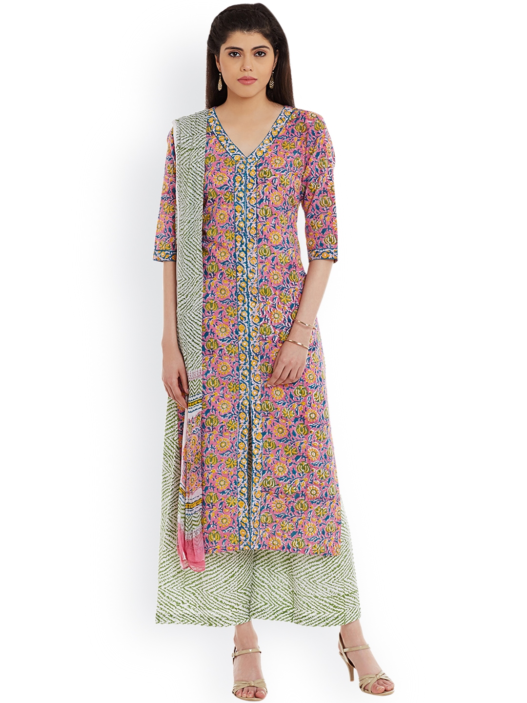 cotton gown on myntra