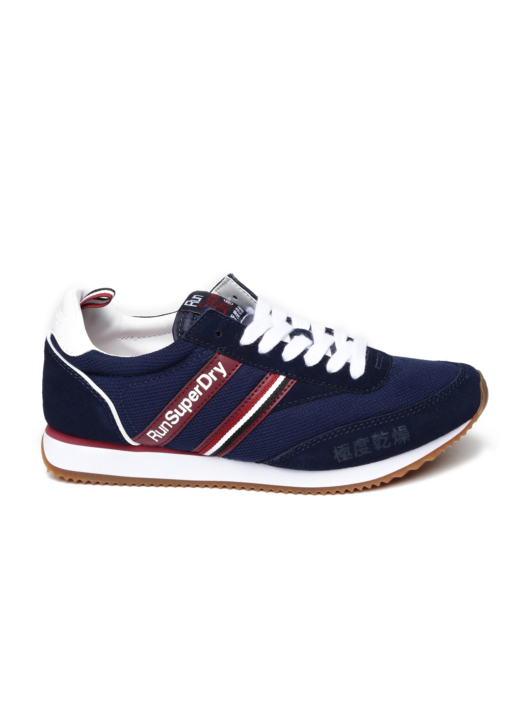 Buy Superdry Women Navy Solid Regular Sneakers - Casual Shoes for Women ...