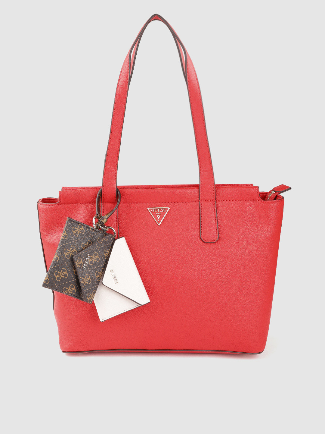 Buy GUESS Women Red Solid Shoulder Bag Handbags for Women 15214566