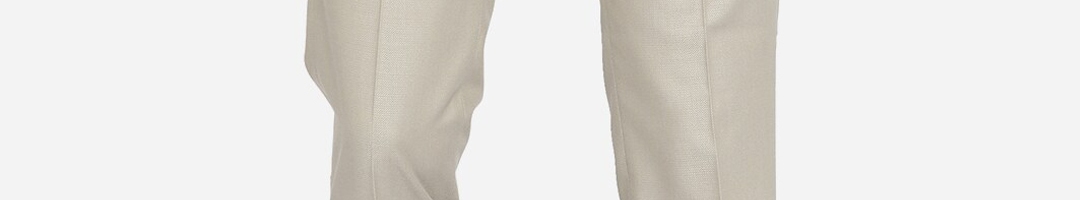 Buy METAL Men Grey Slim Fit Formal Trousers - Trousers for Men 15216072 ...