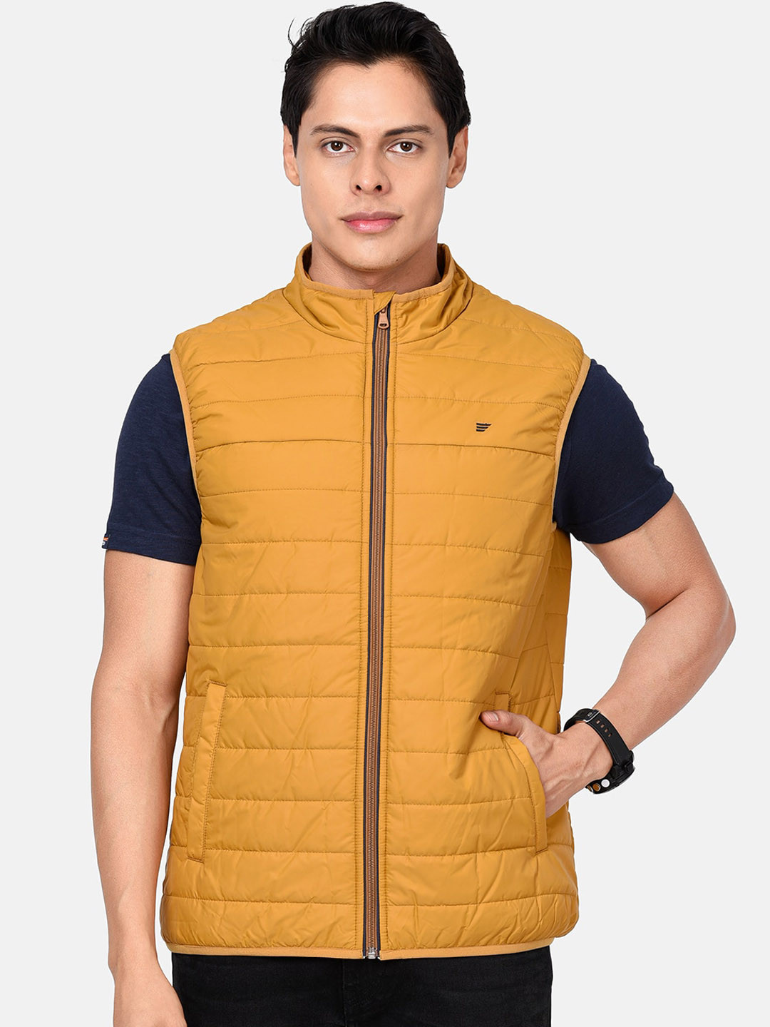 Buy T Base Men Mustard Insulator Puffer Jacket Jackets for Men