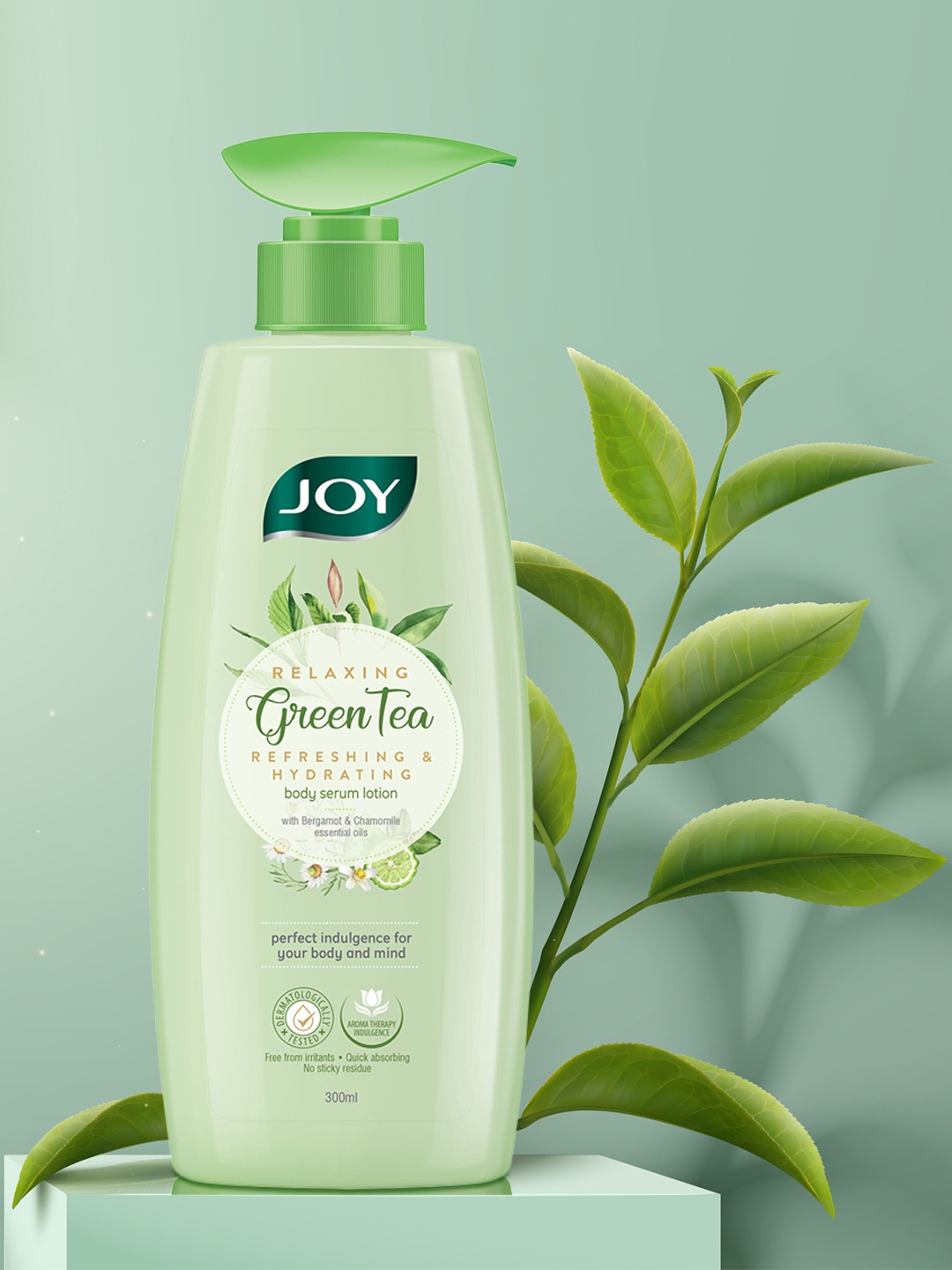 Buy JOY Relaxing Green Tea Refreshing & Hydrating Body Serum Lotion 300ml - Body Cream And ...