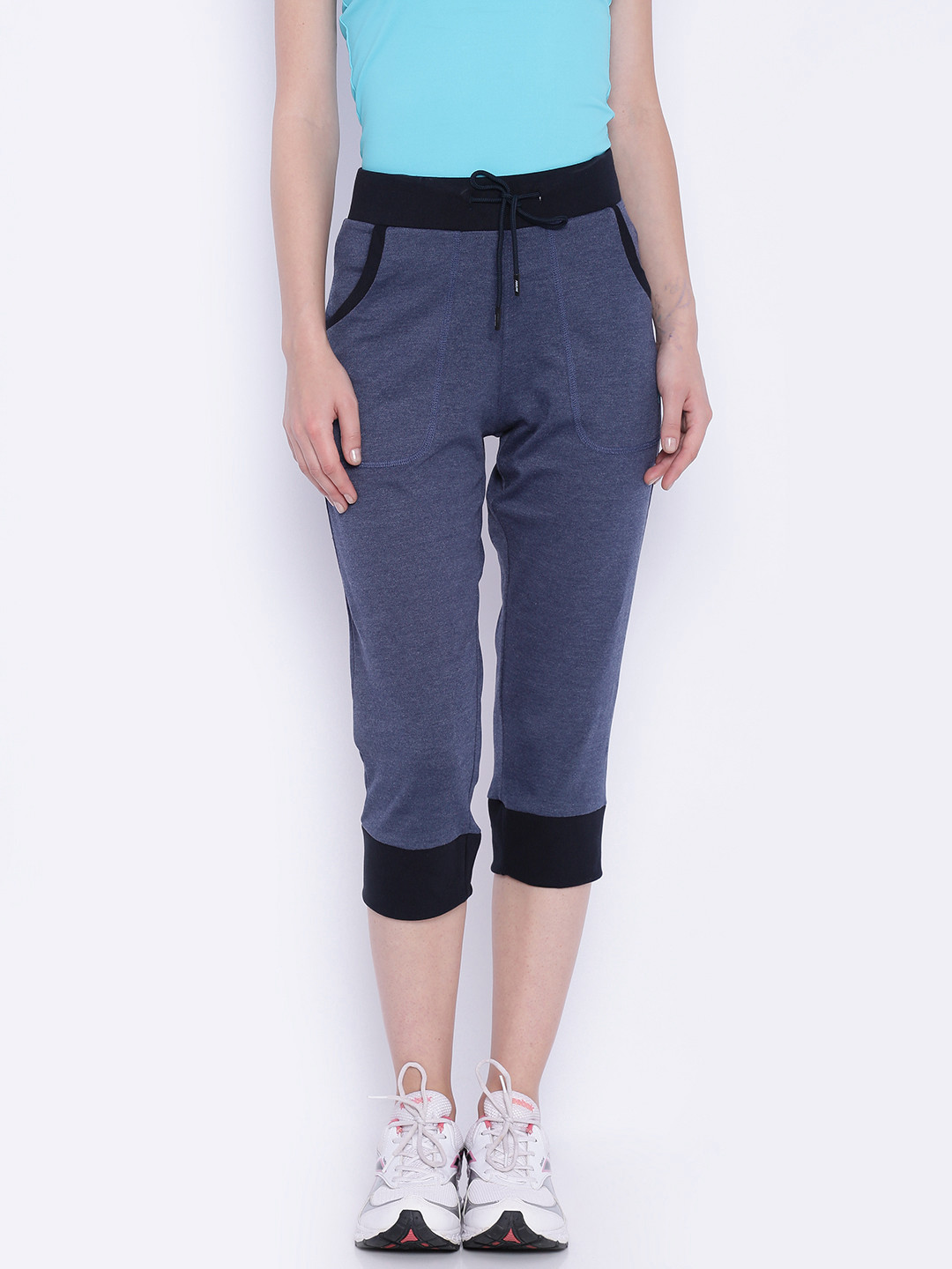 Buy Proline Active Navy Capris Capris for Women 1523599 Myntra