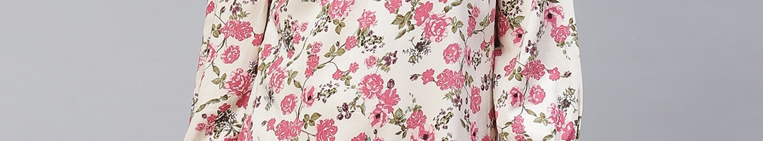 Buy Marks & Spencer Beige & Pink Floral Sheath Dress - Dresses for ...