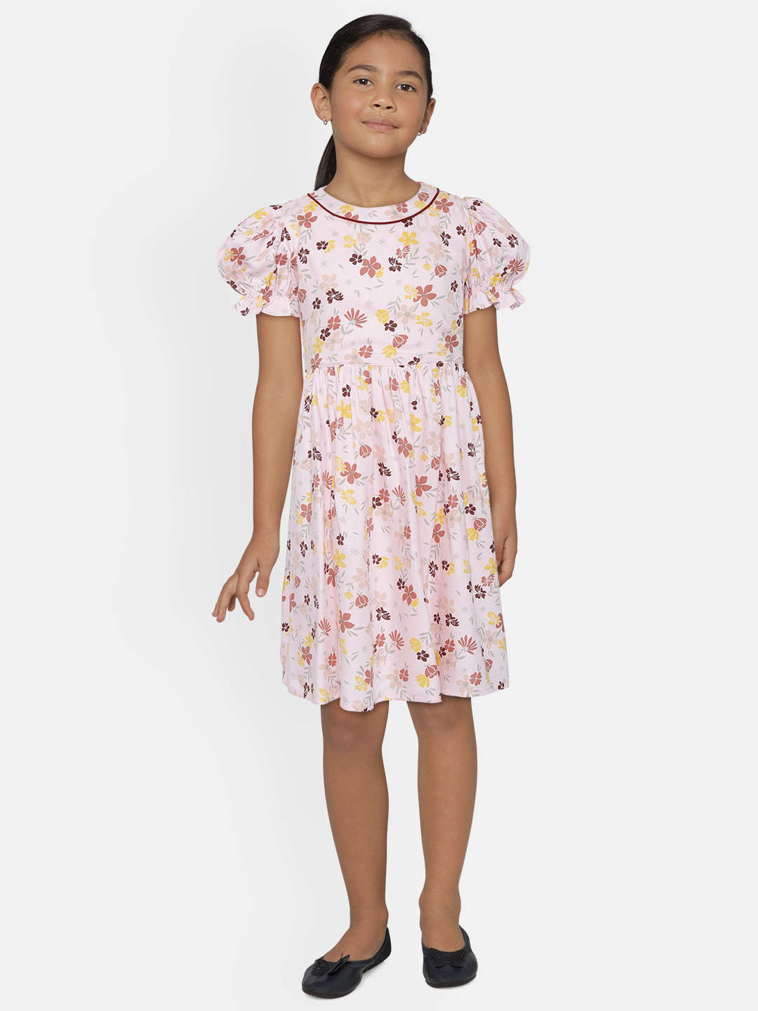 Buy Bella Moda Pink Floral Dress Dresses for Girls 15247904 Myntra