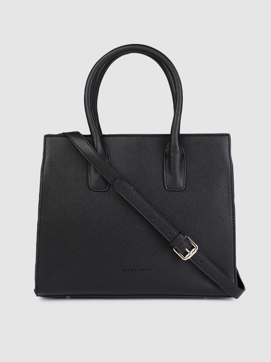 Buy Allen Solly Black Solid Shoulder Bag Handbags for Women 15248898