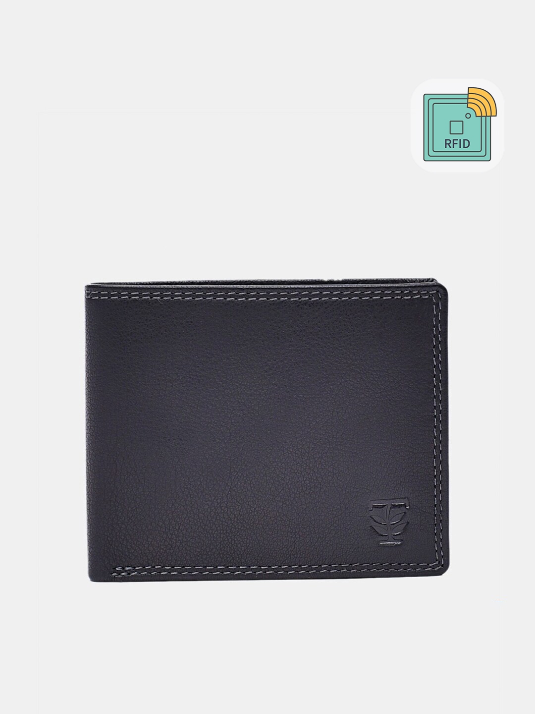 Buy TRENDERS Men Black Textured Leather Two Fold Wallet Wallets for Men 15264154 Myntra