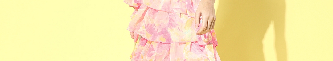 Buy Sera Women Pretty Pink Floral Dress - Dresses for Women 15269938 ...