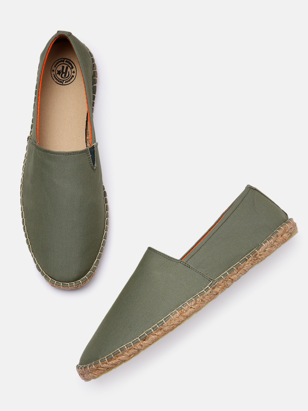 Buy Roadster Men Olive Green Espadrilles Casual Shoes for Men