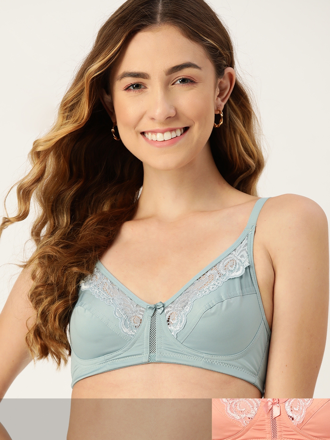 Buy Dressberry Pack Of 2 Floral Lace Everyday Bra Bra For Women 15283990 Myntra